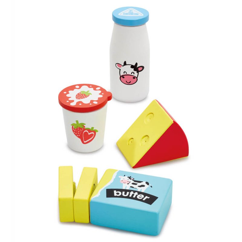 Baby Food Mill - Wooden Dairy Set