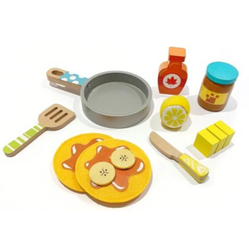 Baby Food Mill - Wooden Pancake Set