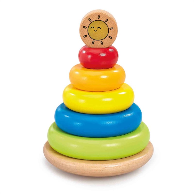 Baby Food Mill - Wooden Stacking Rings