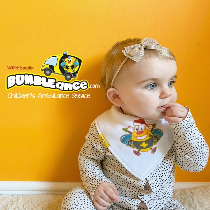 Baby Food Mill - BUMBLEance Christmas Bee Bandana Bib