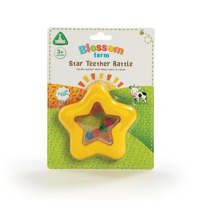 Baby Food Mill - Blossom Farm Star Teether Rattle