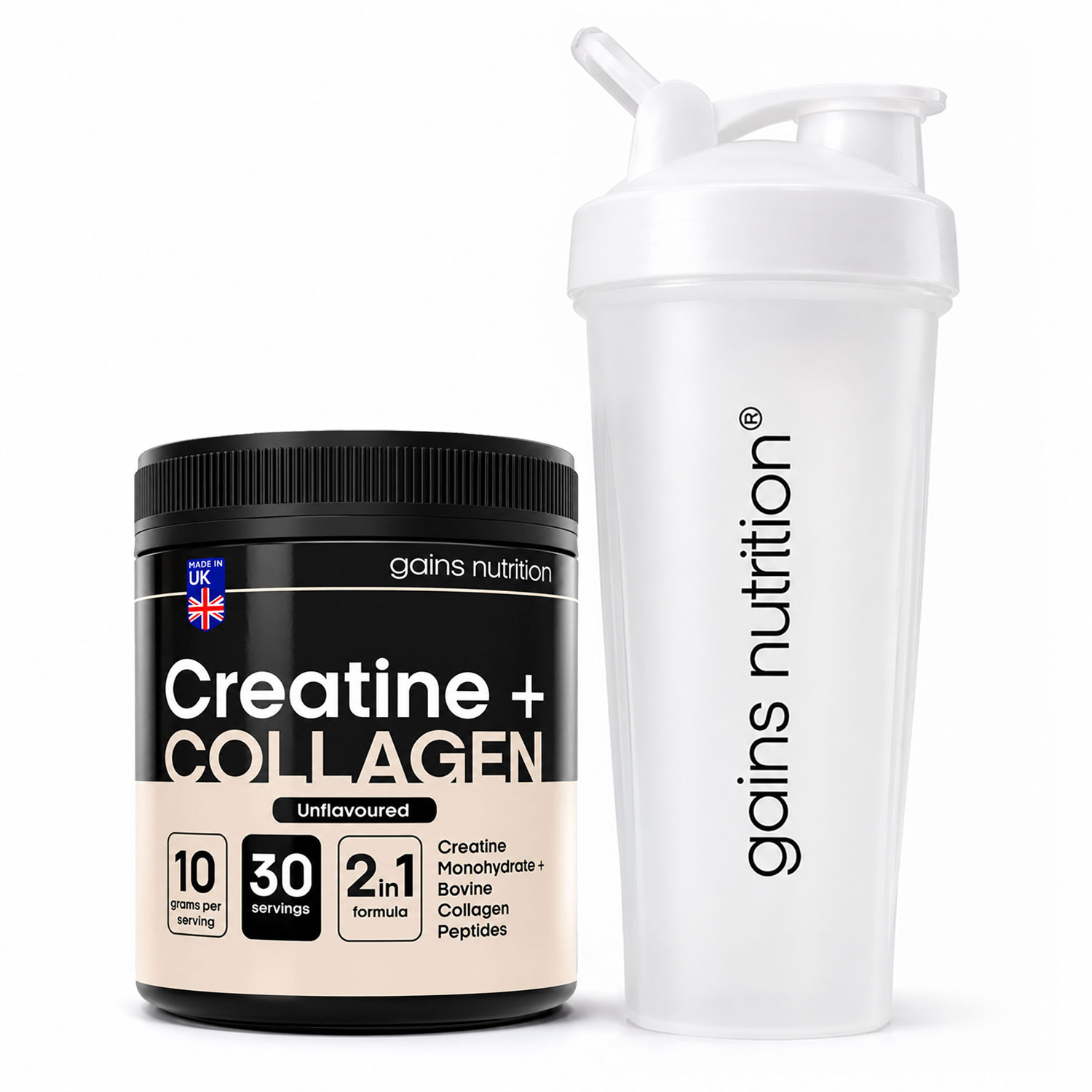 Baby Food Nutrition - Creatine + Bovine Collagen Peptides Powder