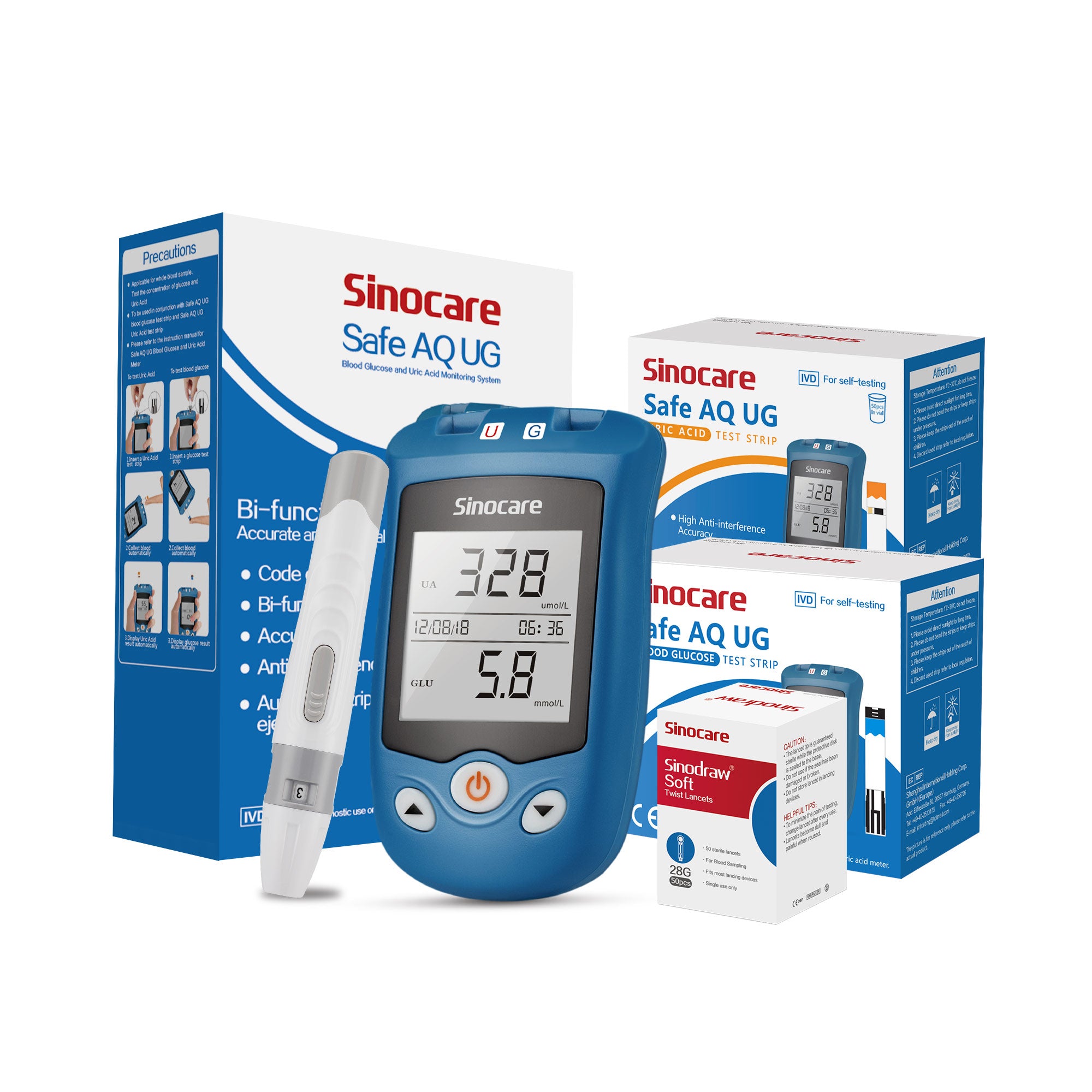 Pampers Diaper Premium Care - Sinocare Safe AQ UG Misuratore di