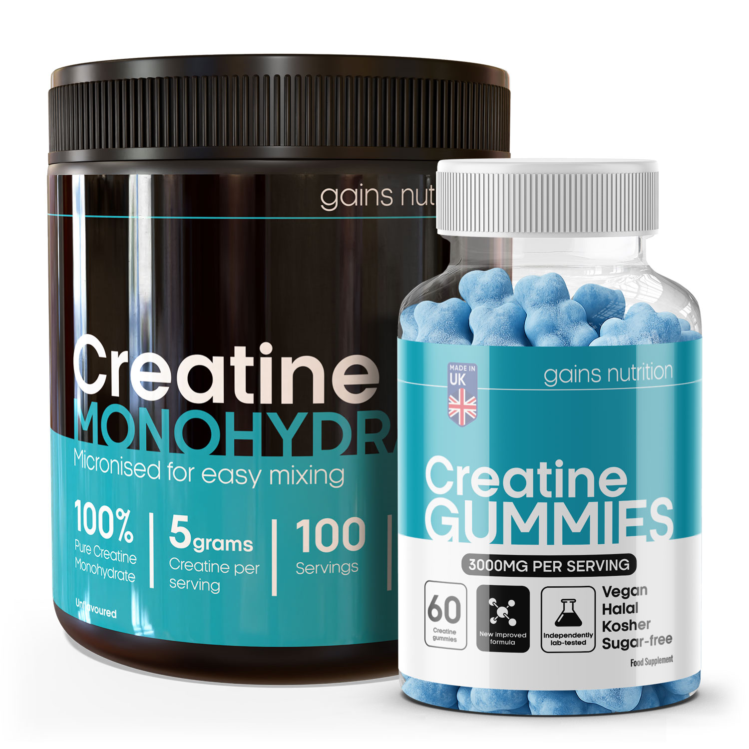 Baby Food Nutrition - Creatine Duo Bundle - 500g Tub