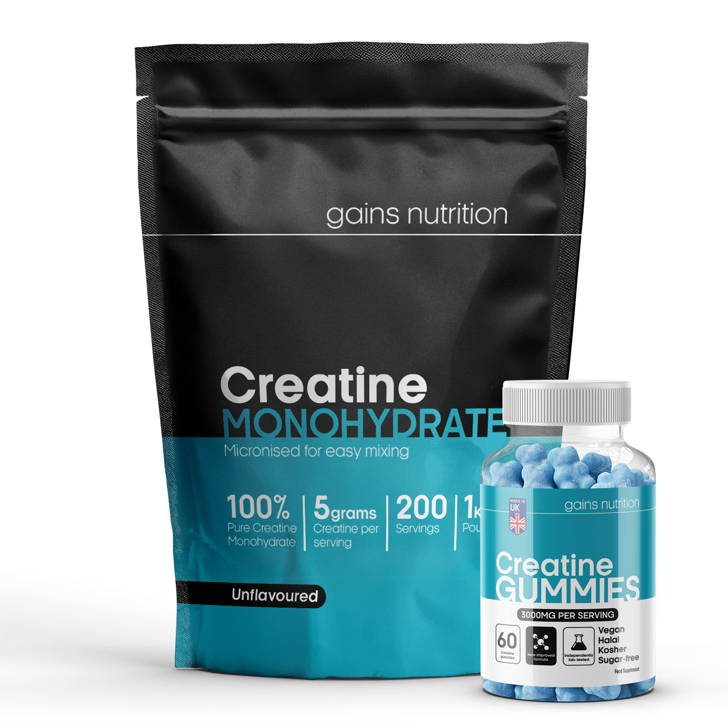 Baby Food Nutrition - Creatine Duo Bundle - 1kg Pouch