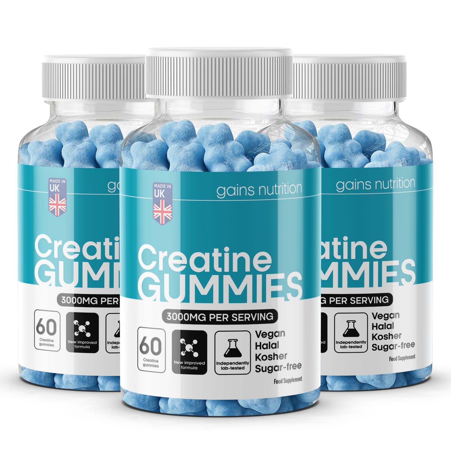 Baby Food Nutrition - Creatine Gummies | Blueberry Flavour |