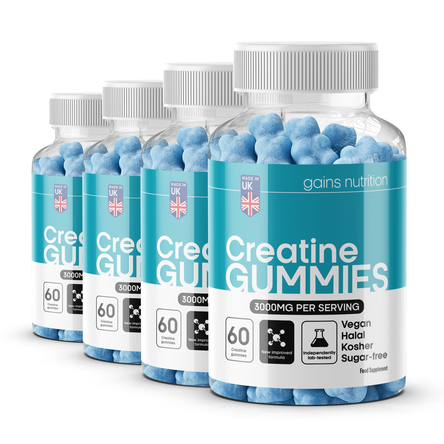 Baby Food Nutrition - Creatine Gummies | Blueberry Flavour |