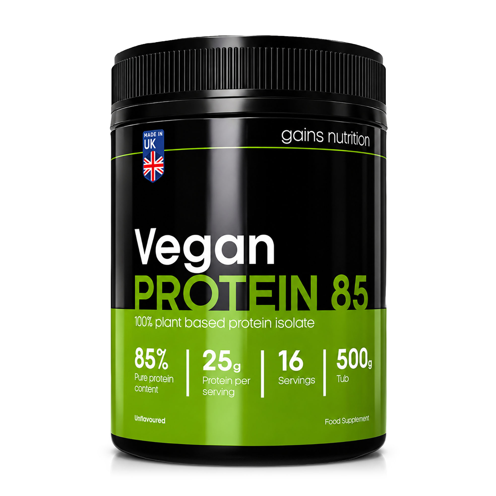 Baby Food Nutrition - Vegan Protein 85 | 500g Tub
