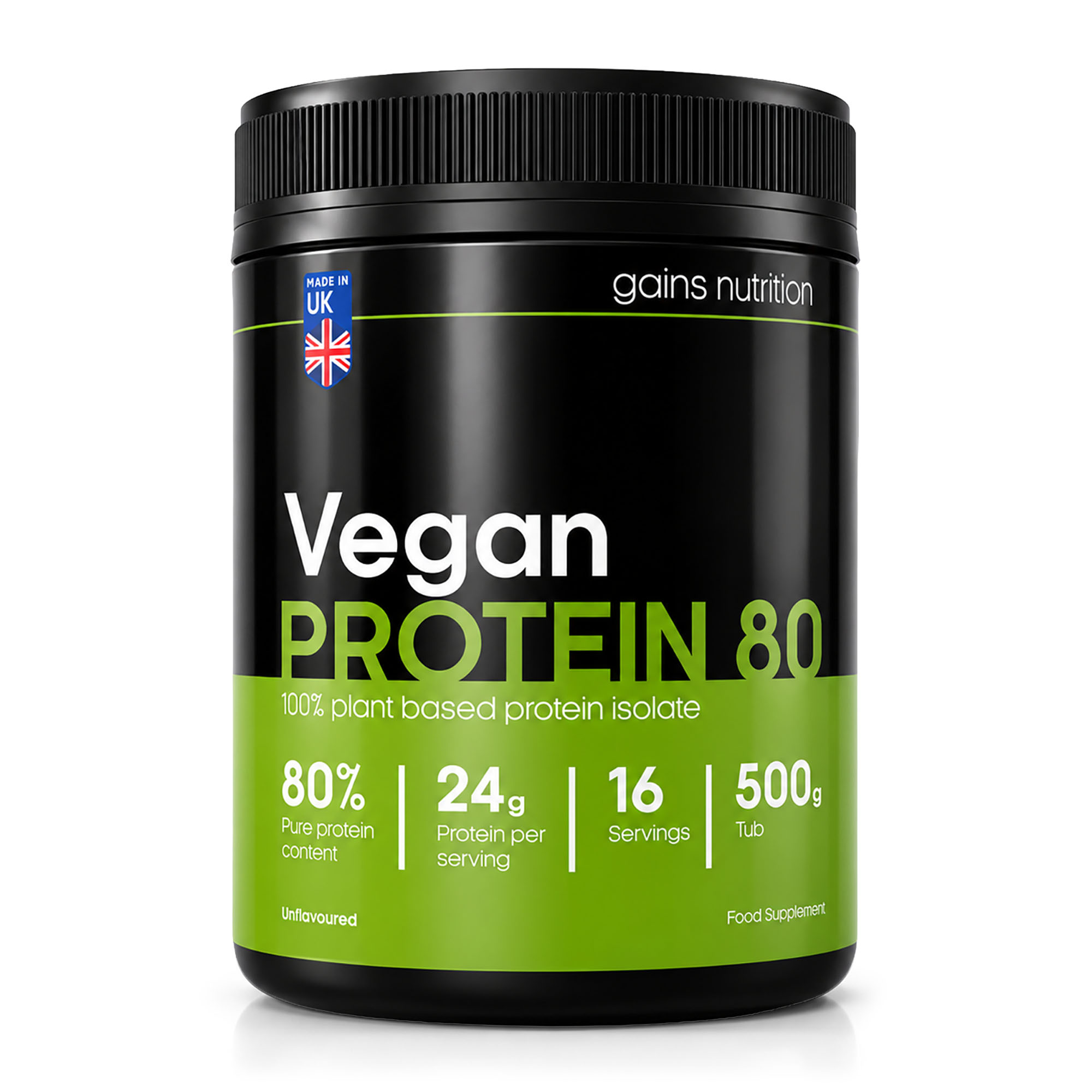 Baby Food Nutrition - Vegan Protein 80 | 500g Tub