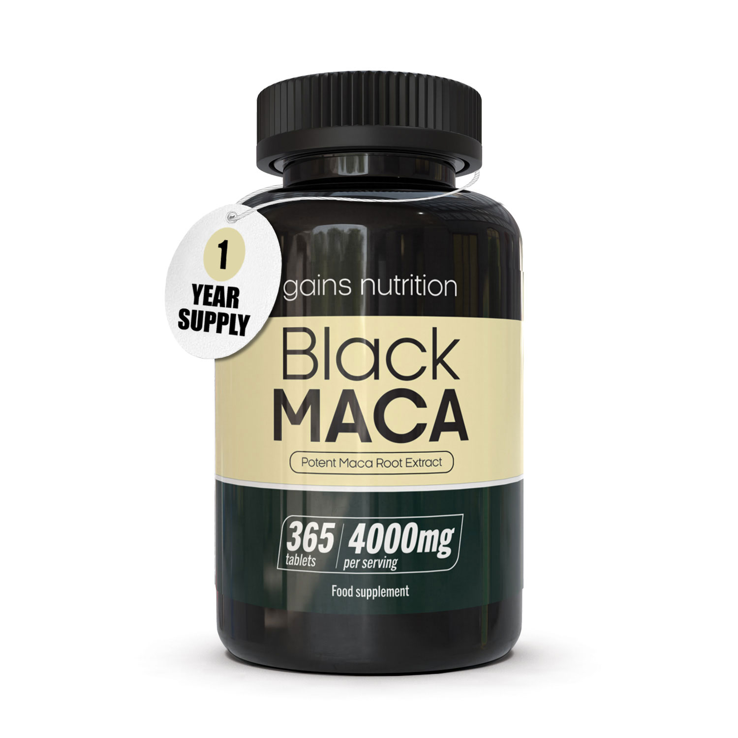 Baby Food Nutrition - Black Maca | 4000mg | 365