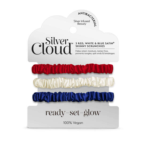 Pampers Diaper Premium Care - Silver Cloud Satin+ Skinny Hair Scrunchies