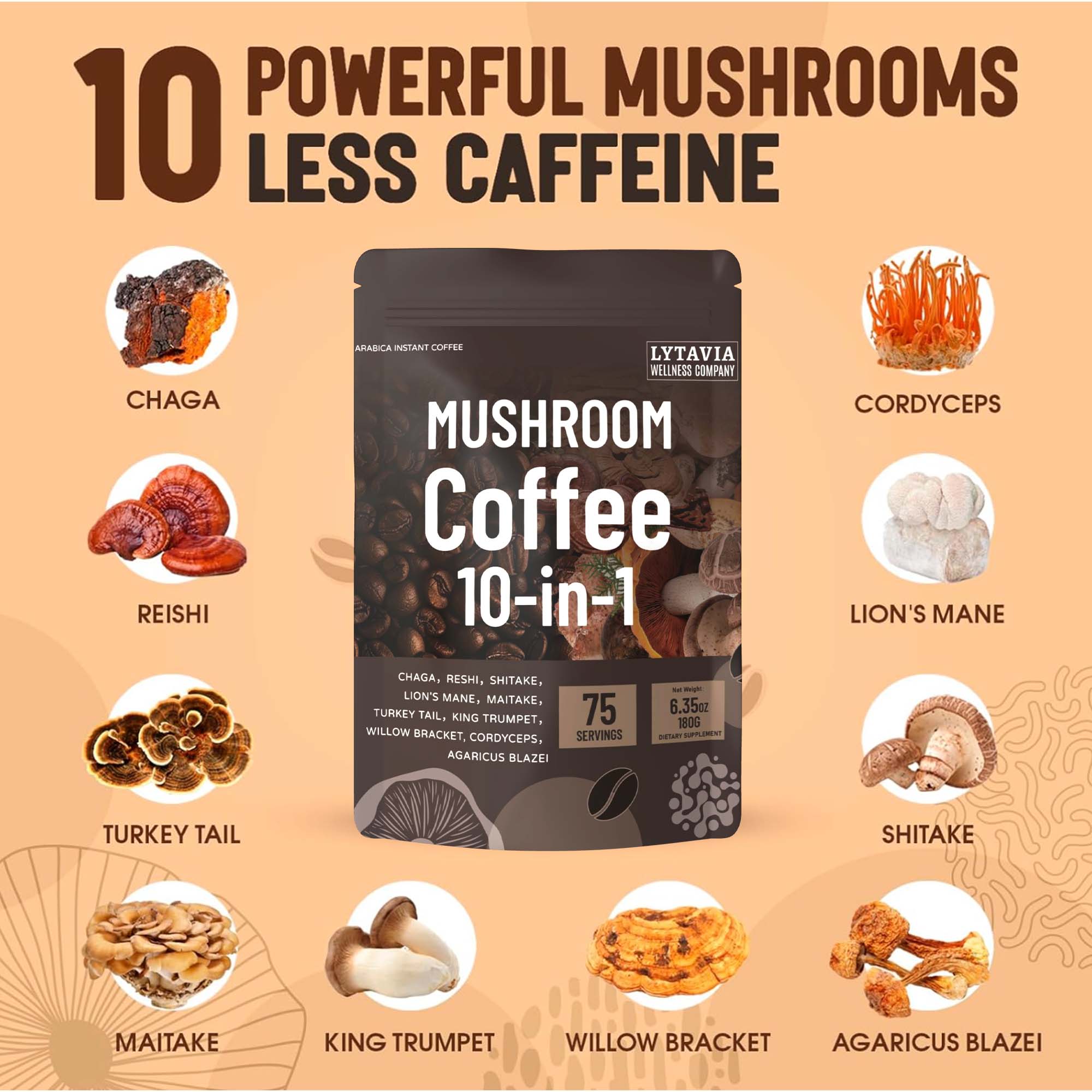 Baby Food Mill - Mushroom Coffee With 10 Adaptogenic Mushrooms