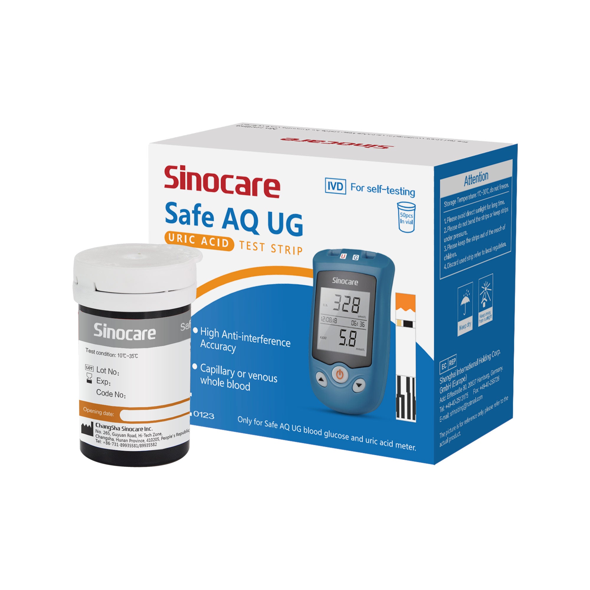 Pampers Diaper Premium Care - Sinocare Safe AQ UG Test strips