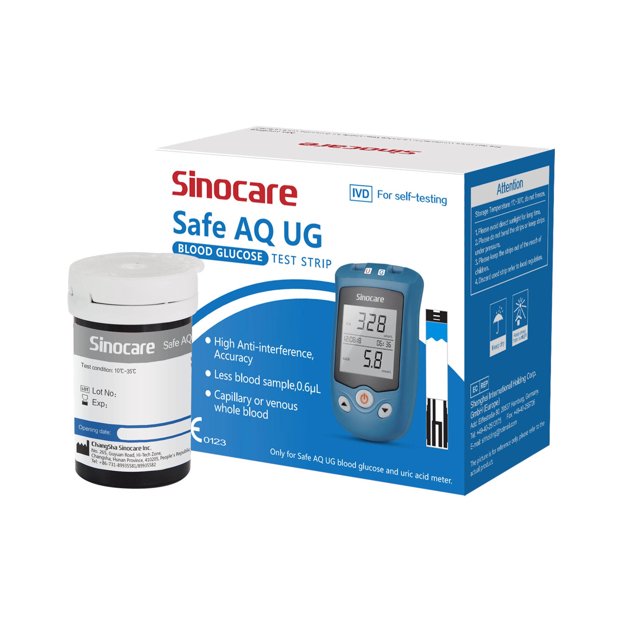 Pampers Diaper Premium Care - Sinocare Safe AQ UG Test strips