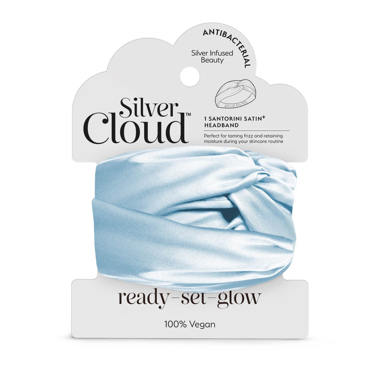 Pampers Diaper Premium Care - Silver Cloud Satin+ Headband Santorini Blue