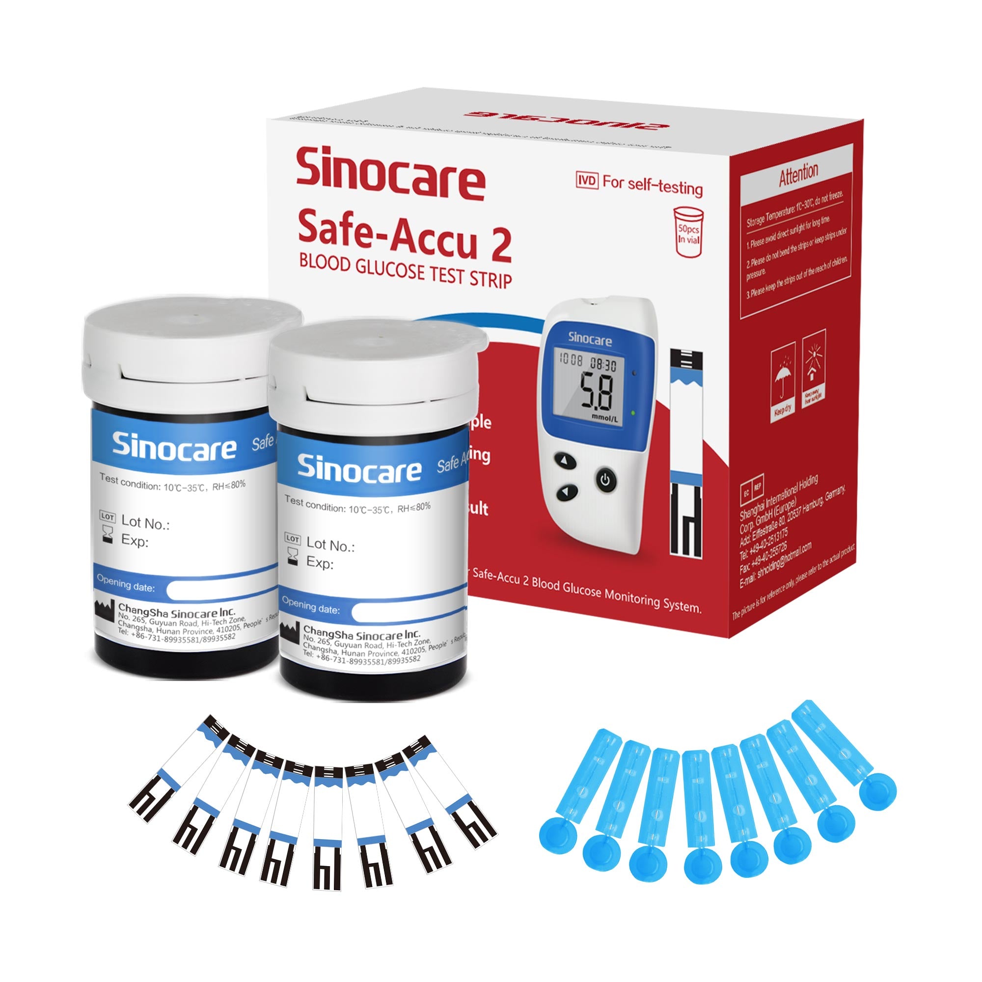 Pampers Diaper Premium Care - Sinocare Safe Accu 2 Monitor de