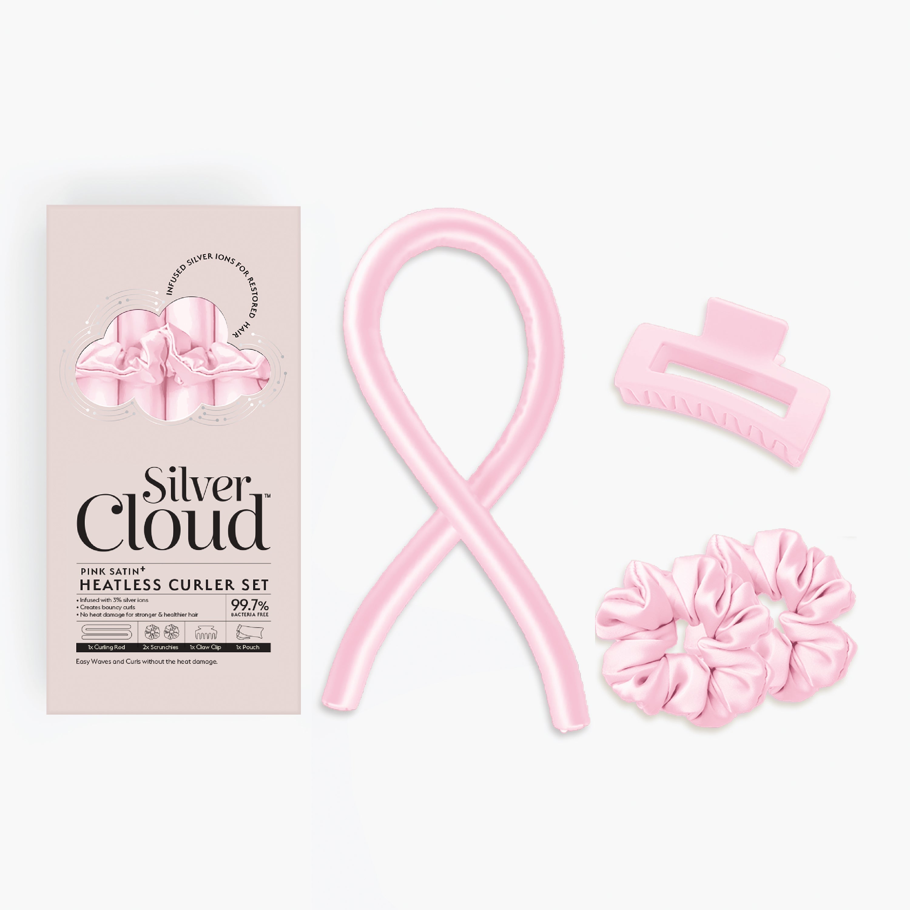 Pampers Diaper Premium Care - Soft Satin Pink Heatless Hair Curler