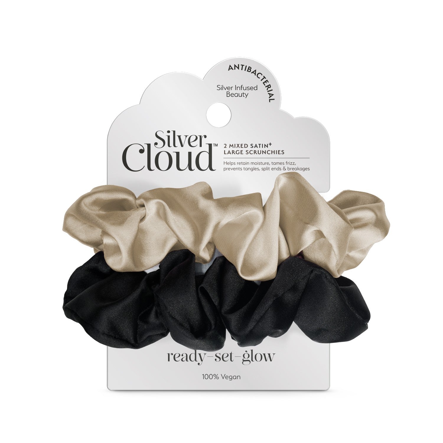 Pampers Diaper Premium Care - Large Satin Hair Scrunchie Two-Pack -