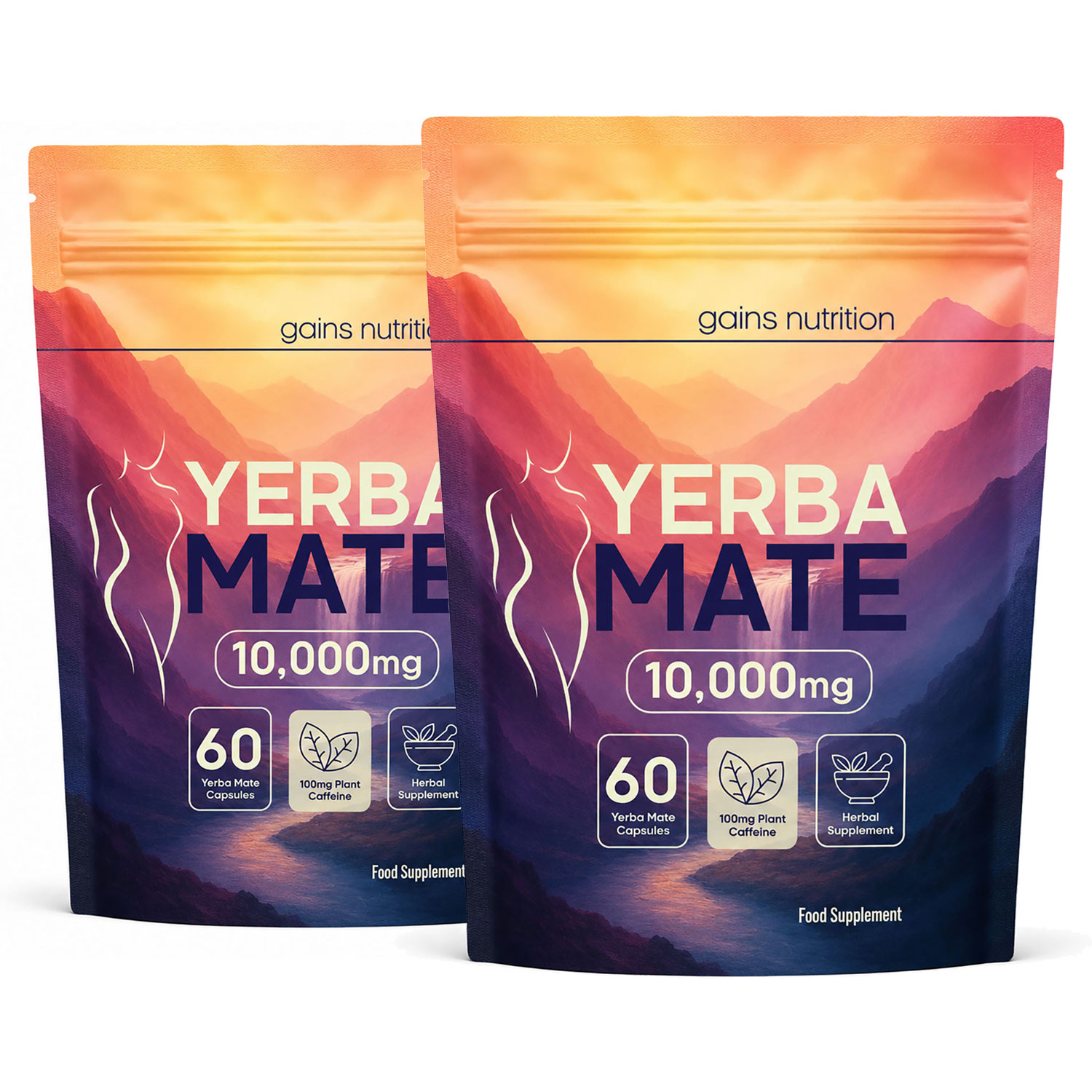 Baby Food Nutrition - Yerba Mate Capsules Pouch | Clean
