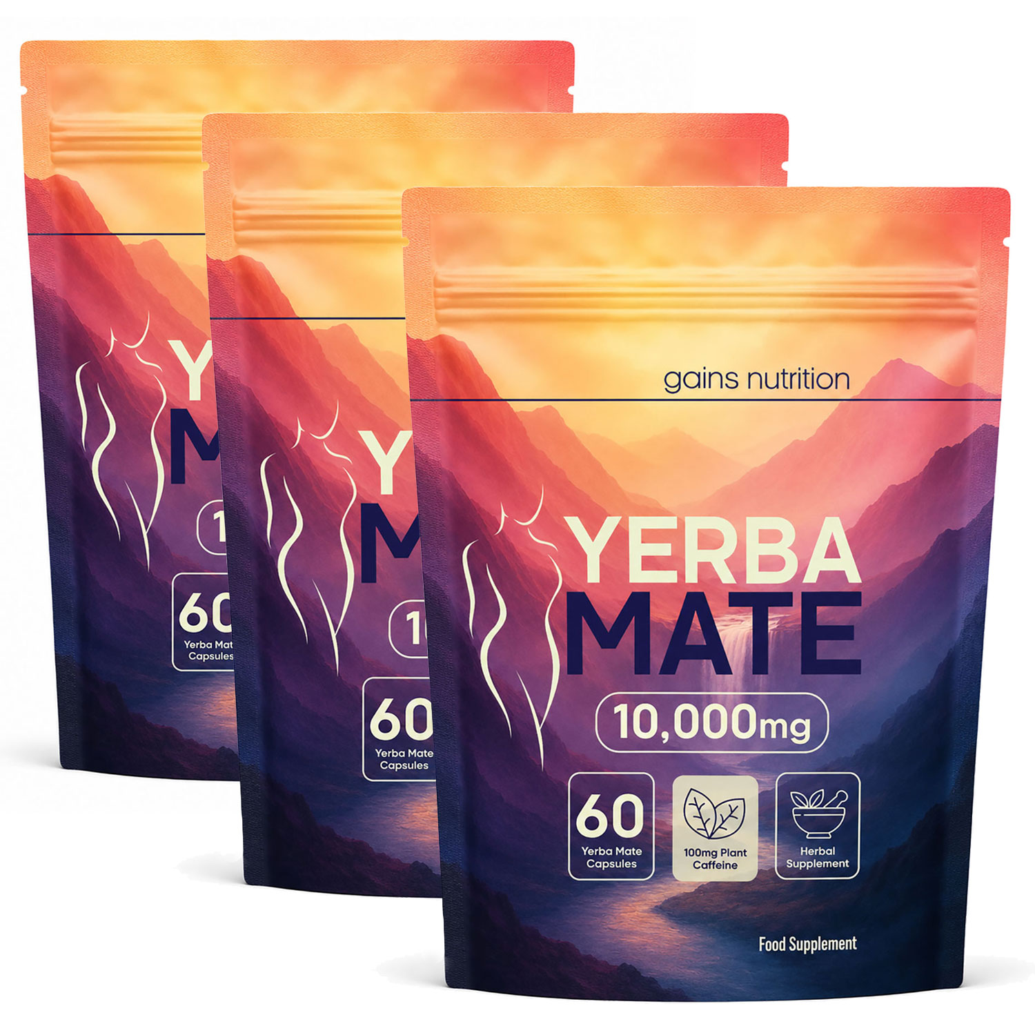 Baby Food Nutrition - Yerba Mate Capsules Pouch | Clean