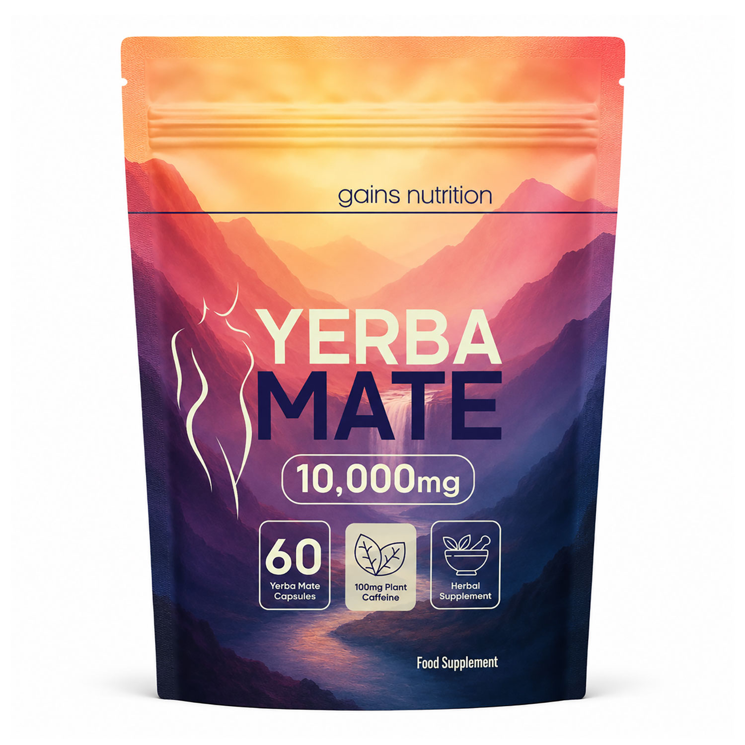Baby Food Nutrition - Yerba Mate Capsules Pouch | Clean