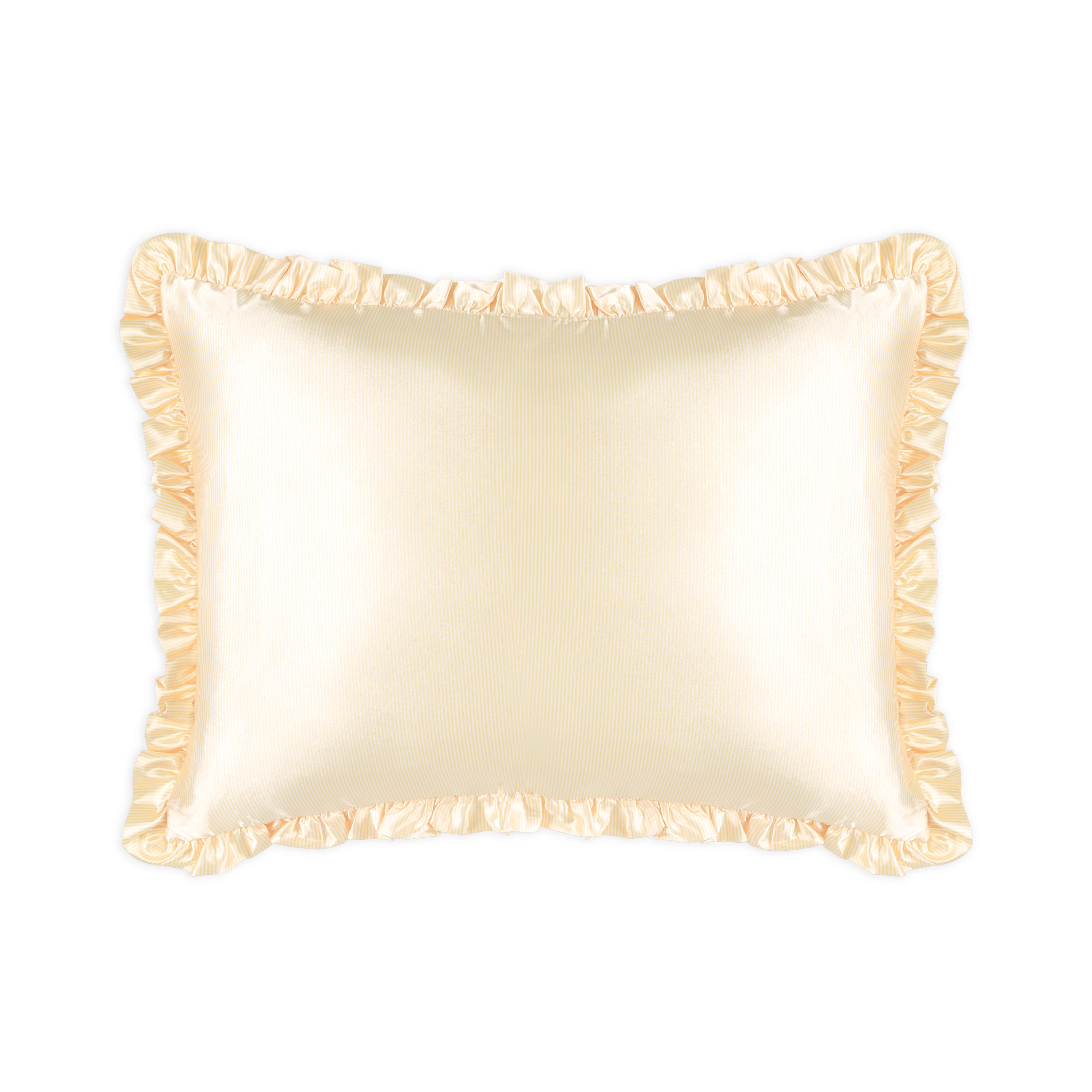Pampers Diaper Premium Care - Silver Cloud Satin Frilly Pillowcase -