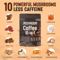 Mushroom Coffee With 10 Adapto - Baby Food Mill review and price